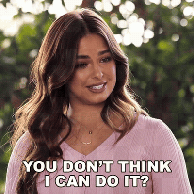 Woman Saying You Don't Think I Can Do It GIF