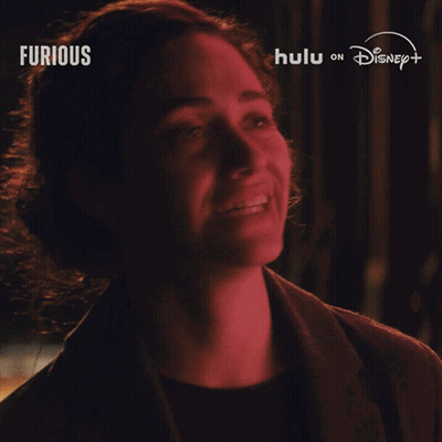 Woman Saying You Know I Can't Tell You In Front Of Furious Poster GIF