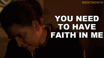 Woman Saying You Need To Have Faith In Me GIF