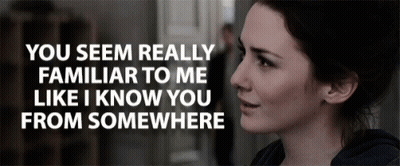 Woman Saying You Seem Really Familiar GIF