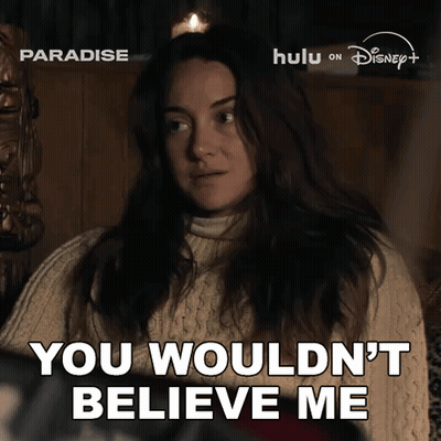 Woman Saying You Wouldn't Believe Me Disney GIF