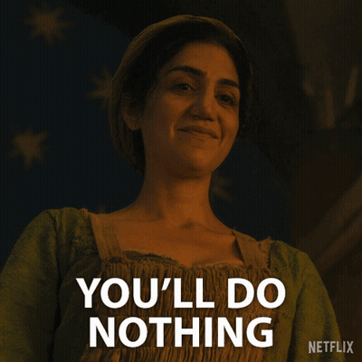 Woman Saying Youll Do Nothing GIF