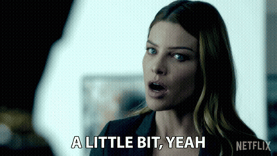 Woman Says A Little Bit Yeah Netflix GIF