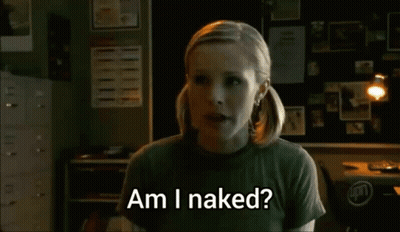 Woman Says Because In My Nightmares I'm Usually Naked GIF