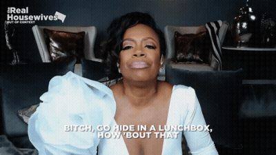 Woman Says Bitch Go Hide In A Lunchbox GIF