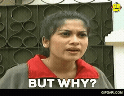 Woman Says But Why in Front of Metal Wall