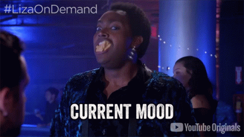 Woman Says Current Mood In YouTube Originals Video GIF