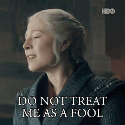 Woman Says Do Not Treat Me As A Fool GIF