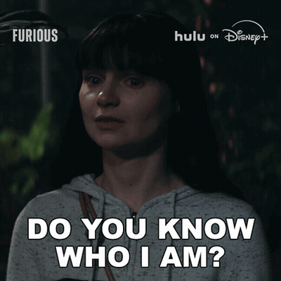 Woman Says Do You Know Who I Am In Disney Ad GIF