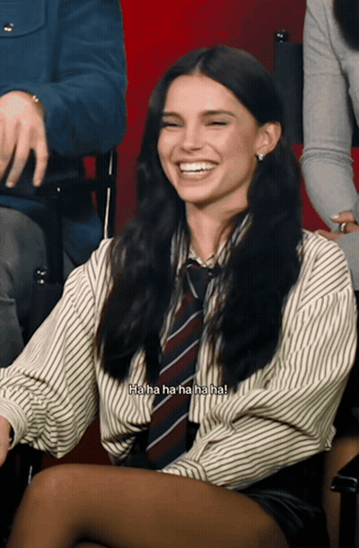 Woman Says Drum Roll Please GIF