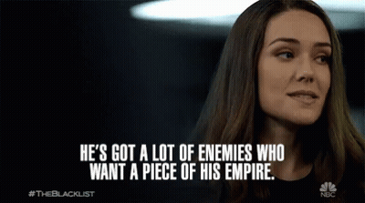 Woman Says Enemies Want Piece Of His Empire GIF