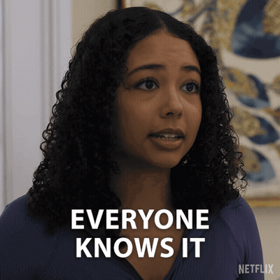 Woman Says Everyone Knows It Netflix Ad GIF
