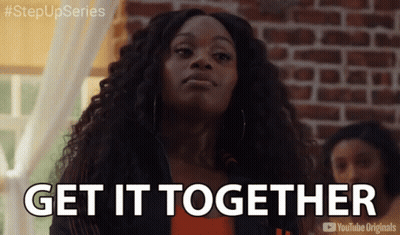 Woman Says Get It Together In YouTube Originals Ad GIF