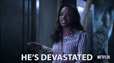 Woman Says He's Devastated On Netflix GIF