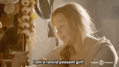Woman Says I Am A Rancid Peasant Girl Comedy Central Ad GIF