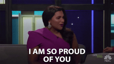 Woman Says I Am So Proud Of You GIF