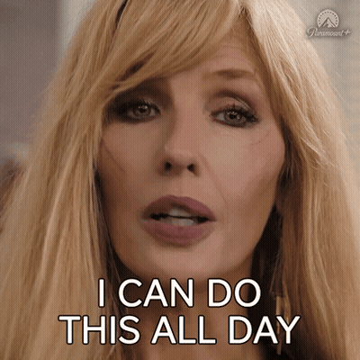 Woman Says I Can Do This All Day GIF