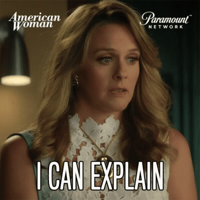 Woman Says I Can Explain Paramount Ad GIF