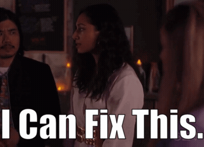 Woman Says I Can Fix This Next To Man GIF