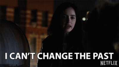 Woman Says I Can't Change The Past Netflix Ad GIF