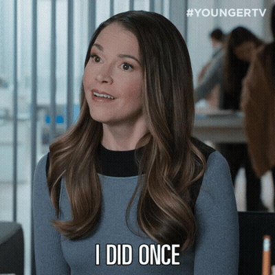 Woman Says I Did Once In Younger TV Ad GIF