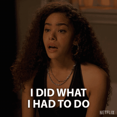 Woman Says I Did What I Had To Do Netflix GIF