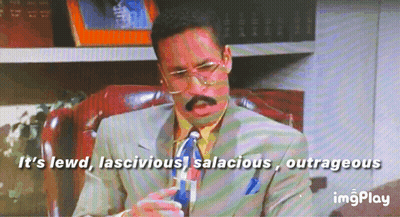 Woman Says I Fucking Love It In Front Of Lioness Logo GIF