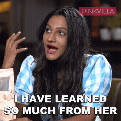Woman Says I Have Learned So Much From Her Pinkvilla Ad GIF