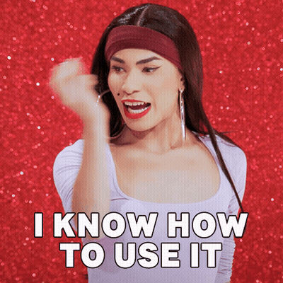 Woman Says I Know How To Use It GIF