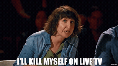 Woman Says I'll Kill Myself On Live TV GIF