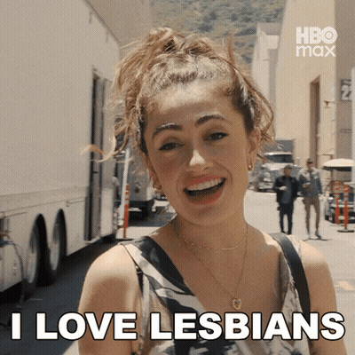 Woman Says I Love Lesbians HBO Max Trailer GIF