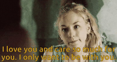 Woman Says I Love You And Care So Much For You GIF