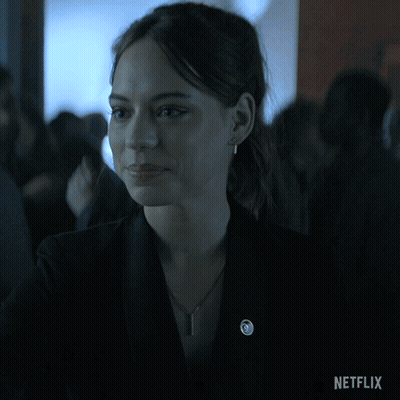 Woman Says I'm Glad You Made It In Netflix Ad GIF