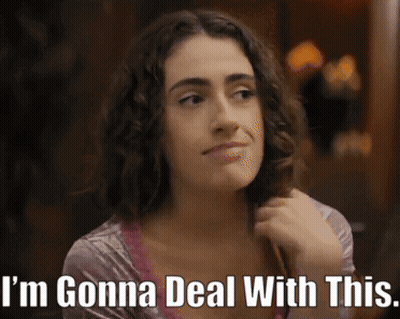 Woman Says I'm Gonna Deal With This GIF