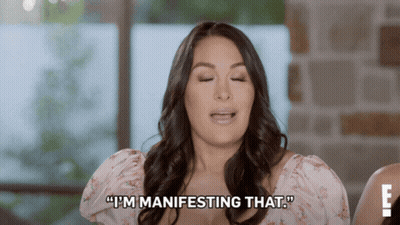 Woman Says I'm Manifesting That GIF