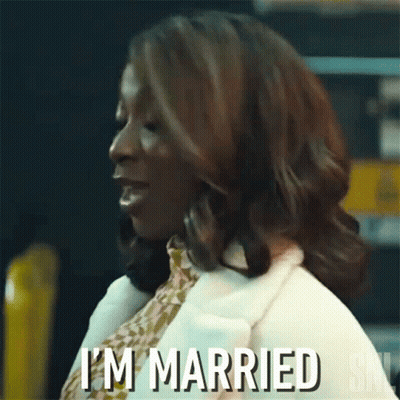 Woman Says I'm Married In SNL Advertisement GIF