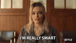 Woman Says I'm Really Smart And A Clever Girl GIF