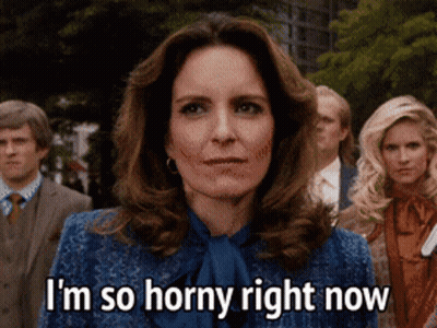 Woman Says I'm So Horny Right Now GIF