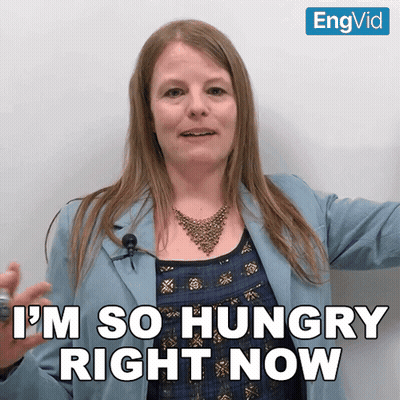 Woman Says I'm So Hungry Right Now