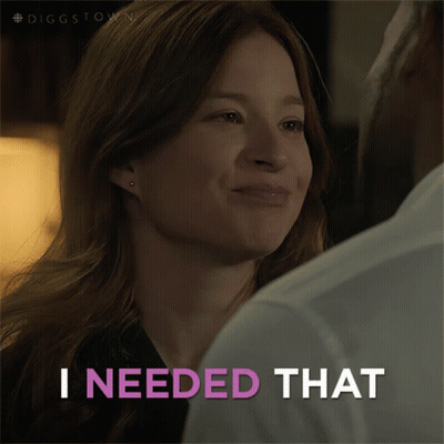 Woman Says I Needed That Beside Man In White Shirt GIF