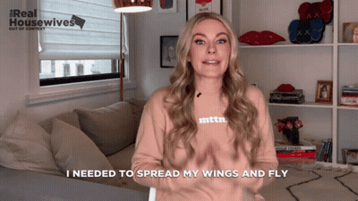 Woman Says I Needed To Spread My Wings And Fly GIF