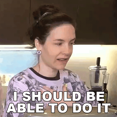 Woman Says I Should Be Able To Do It In Kitchen GIF