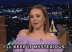 Woman Says I'ss Keep It Mysterious GIF