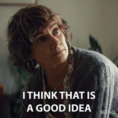 Woman Says I Think That Is A Good Idea Netflix Ad GIF