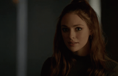 Woman Says I Would Say Yes In Front Purple Wall GIF