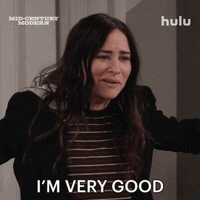 Woman Says Im Very Good GIF