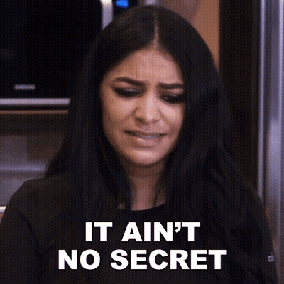Woman Says It Ain't No Secret Sad GIF