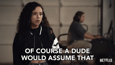 Woman Says It's A Really Good Theory GIF