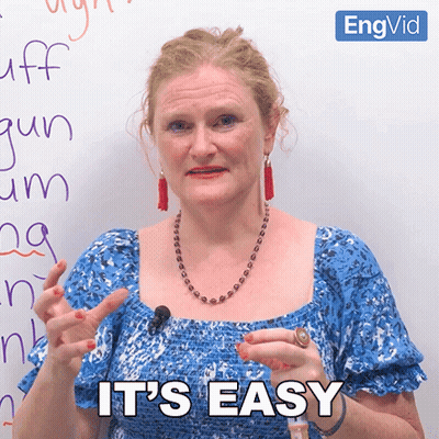 Woman Says It's Easy At Whiteboard GIF