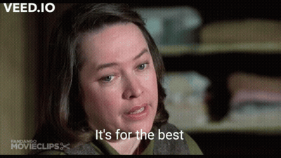 Woman Says It's For The Best Movie Clip GIF